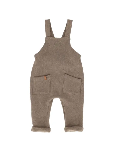 1 + IN THE FAMILY knit patch-pocket overalls