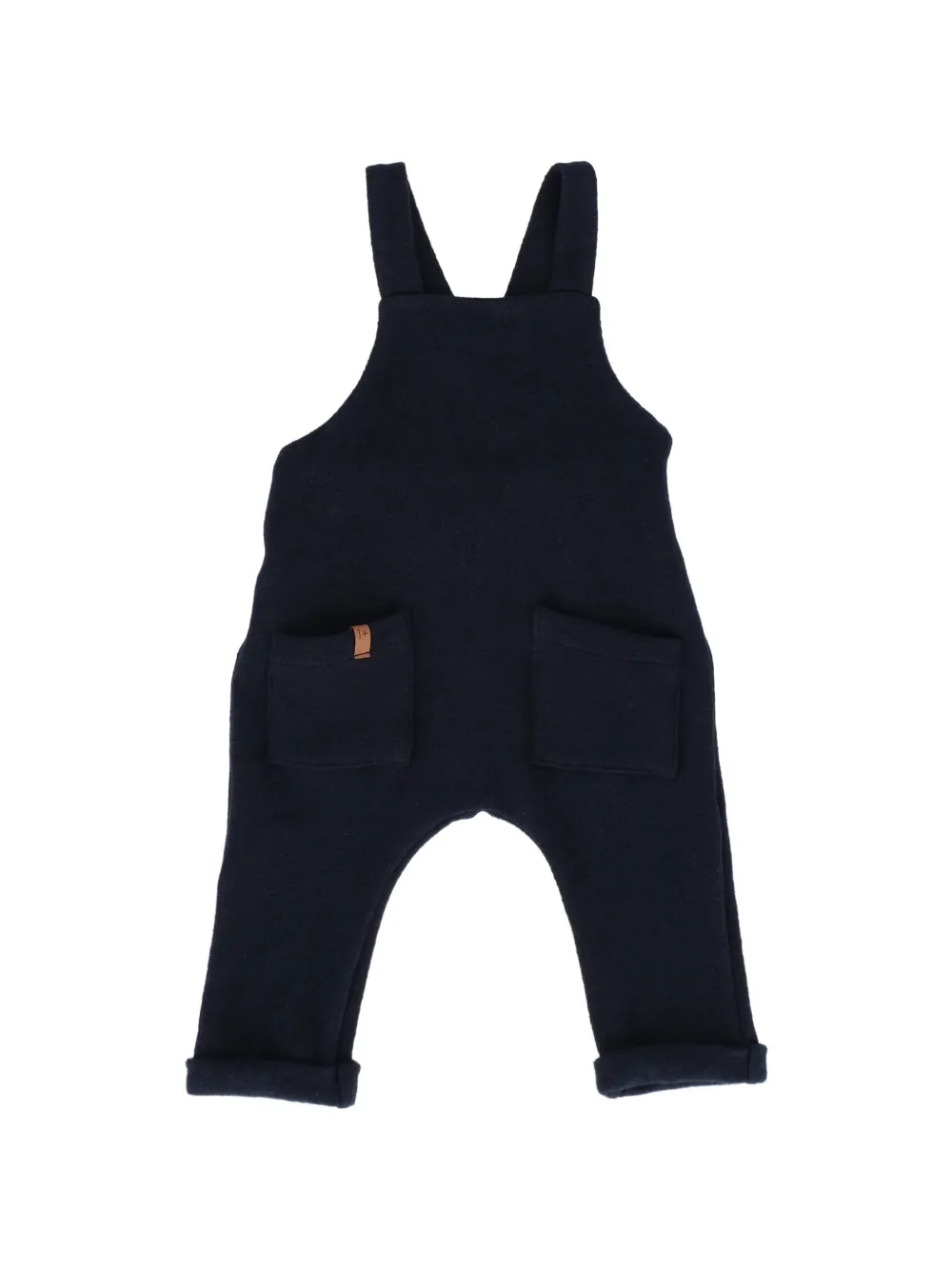 1 + IN THE FAMILY button-fastening crossover-strap overalls - Blau