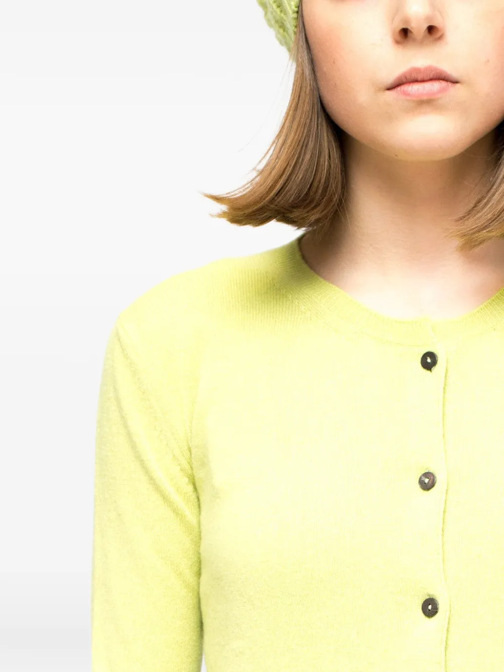 La-Rose Kasjmier vest Geel