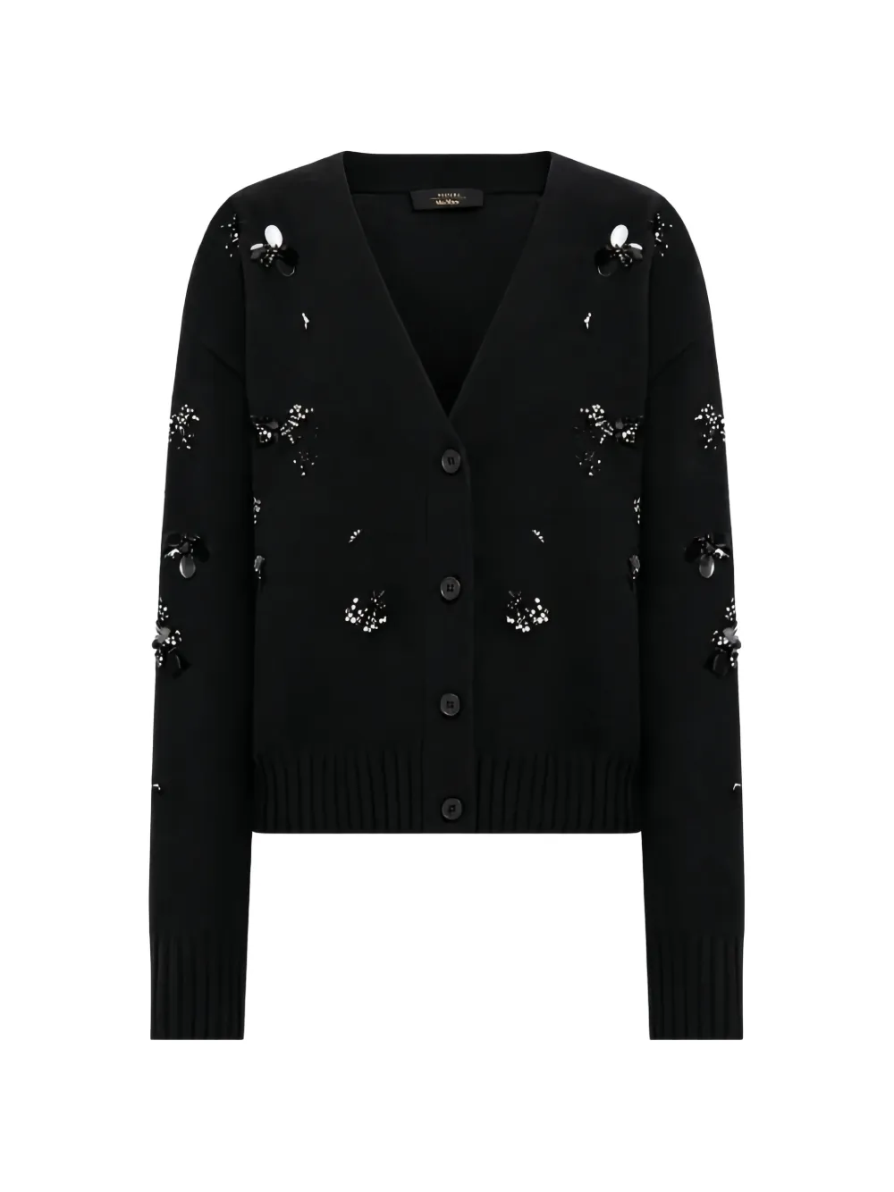 TWINSET Actitude bead-embellished cardigan - Black