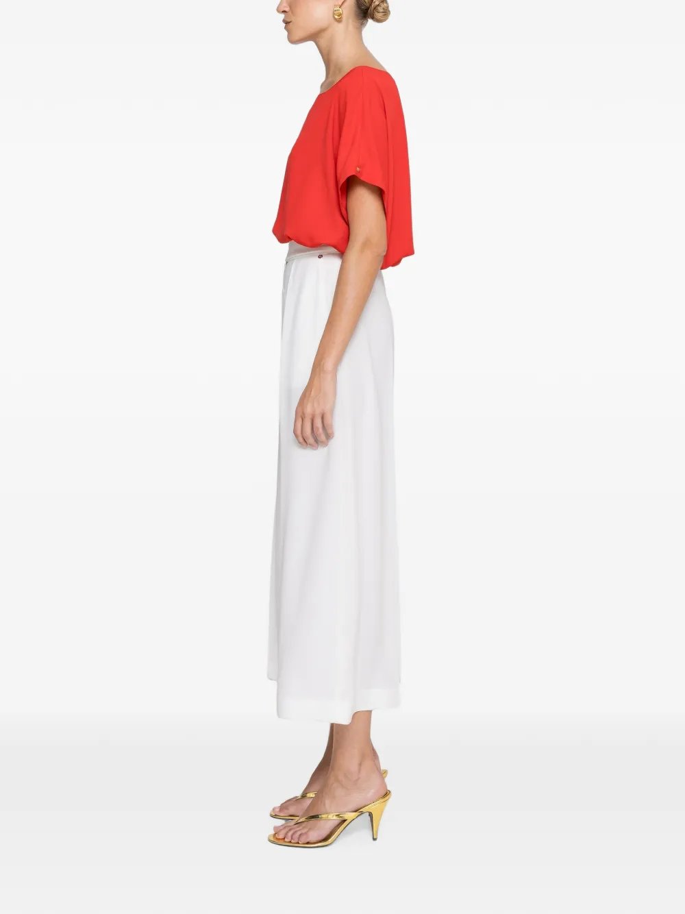 NISSA Top met korte mouwen Rood