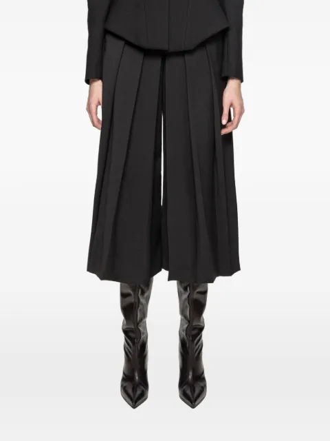 NISSA pantalones bermuda de vestir de lana
