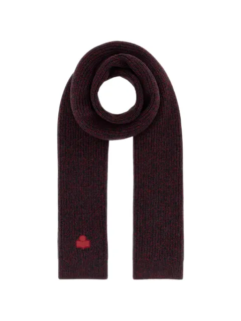 ISABEL MARANT écharpe Enolia à patch logo