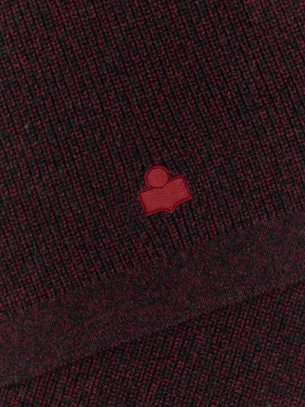 ISABEL MARANT Enolia logo-patch scarf Rood