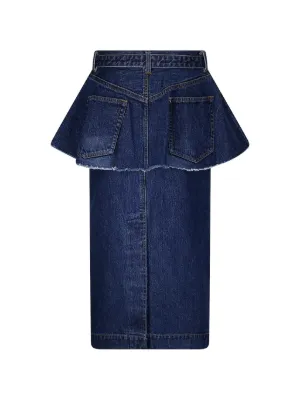 sacai サカイ ベルデットプリーツスカート ボルドー sacai（サカイ）スカート - FARFETCH