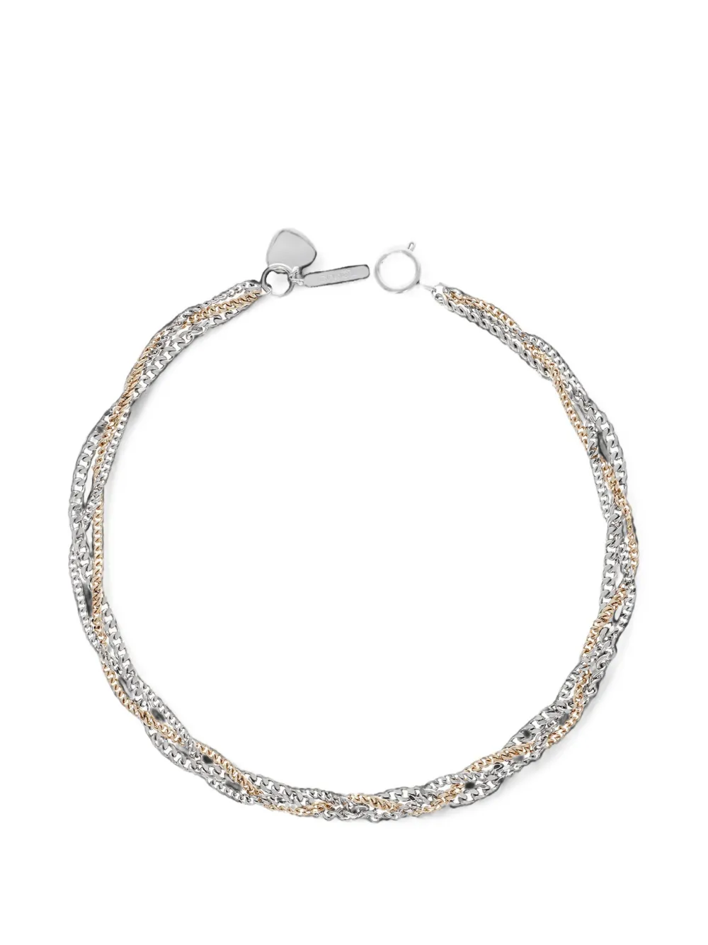 Justine Clenquet Mayer woven necklace - Argento
