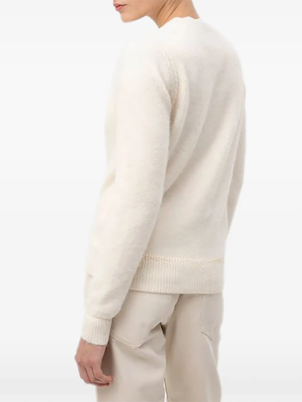 ISABEL MARANT Vest met gewelfde afwerking en knopen Beige