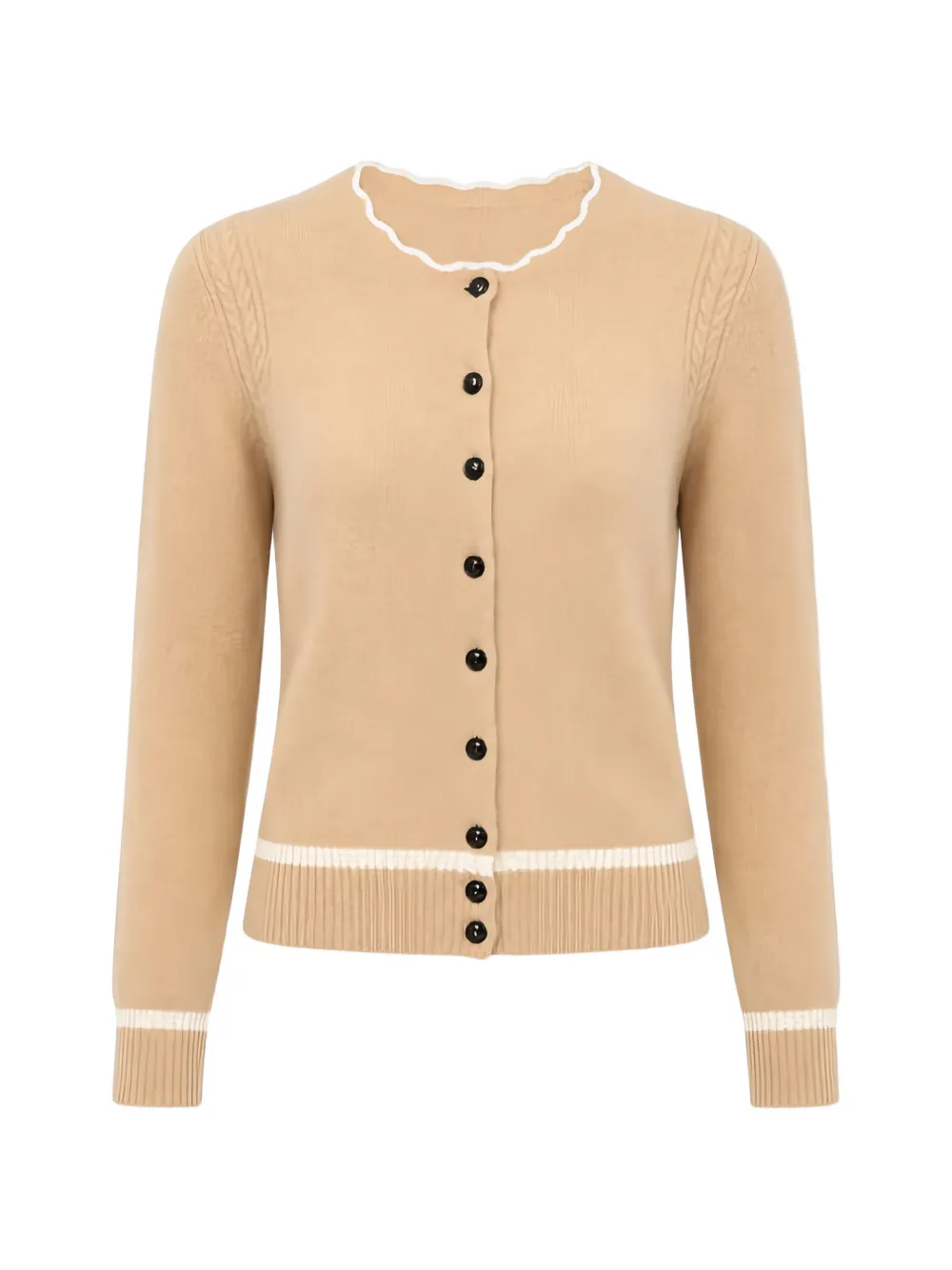 ISABEL MARANT Naia alpaca cardigan - Marrone