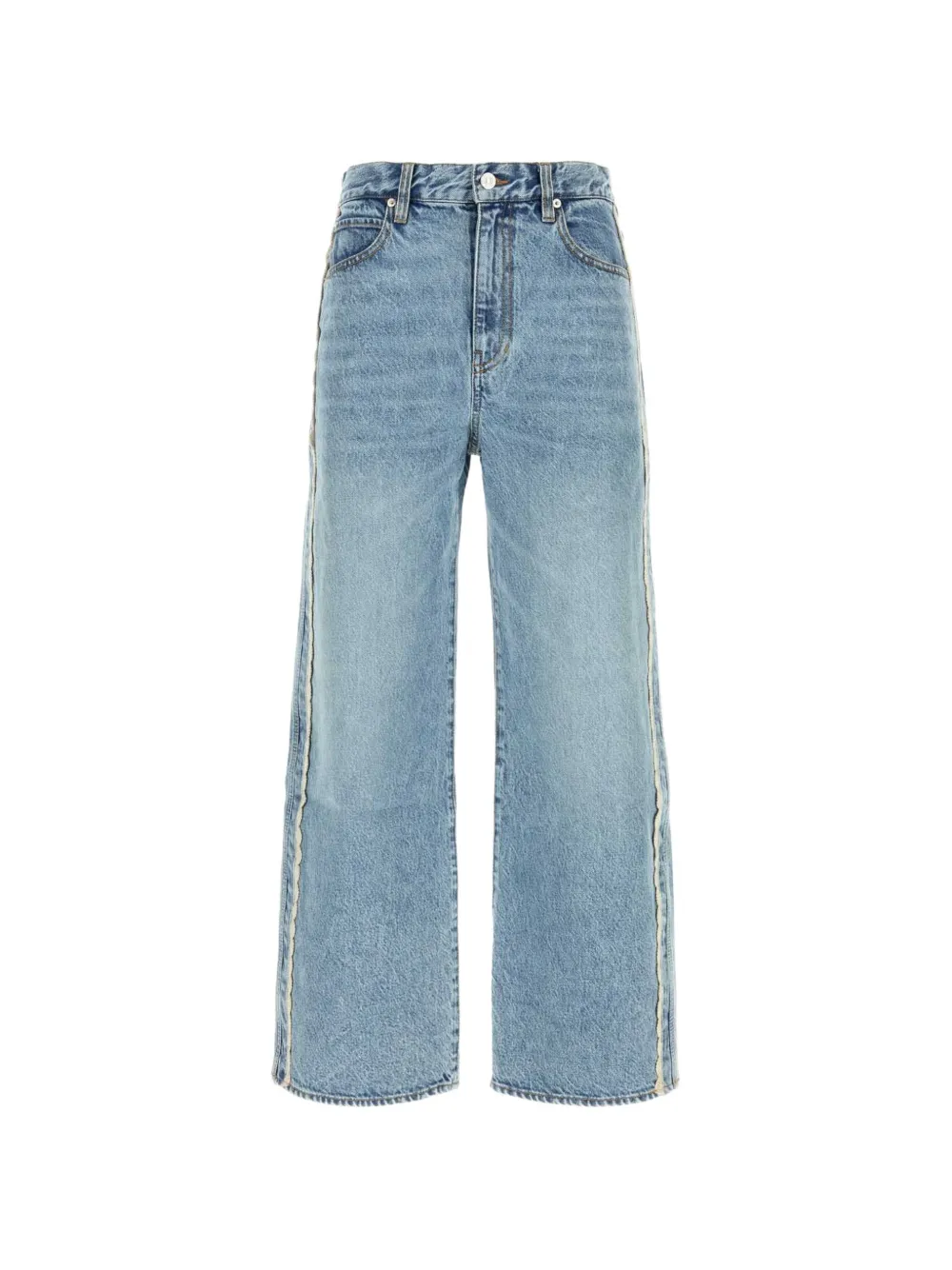 FRAME The Crochet Bow crop jeans - Blau