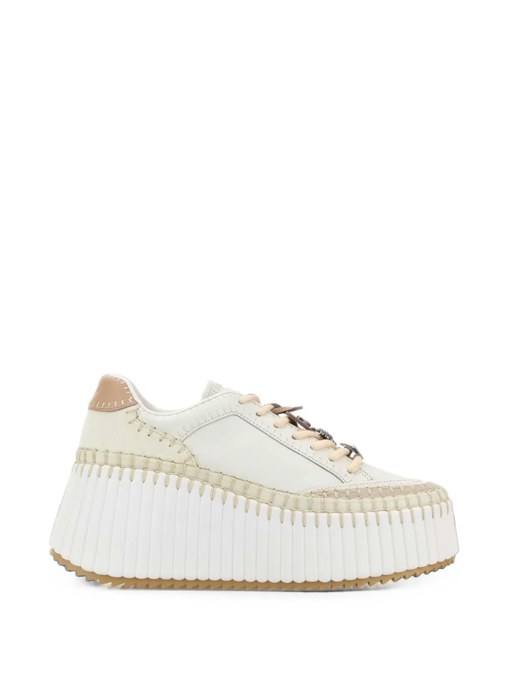Chloé Nama platform sneakers - Bianco