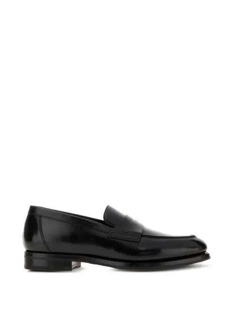 Santoni Colin leather loafers