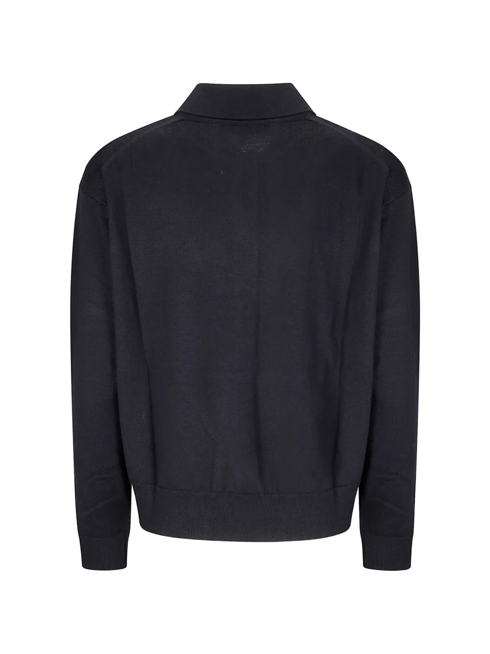Maison Kitsuné Profile Fox polovest van merinowol Zwart