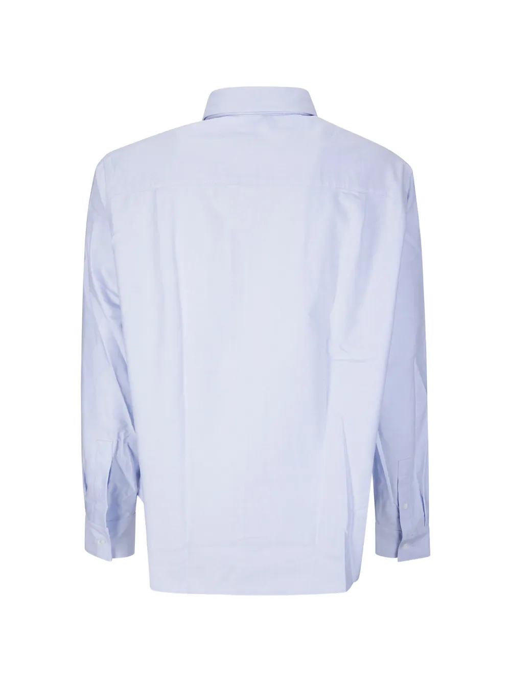 Maison Kitsuné Profile Fox long-sleeve shirt Blauw