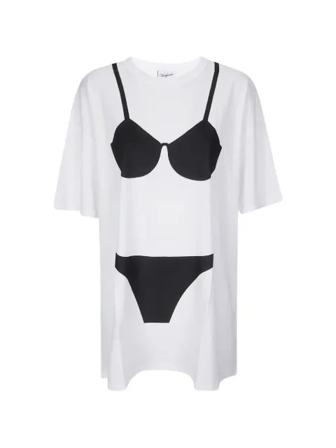 Vaquera T-shirt trompe l'oeil