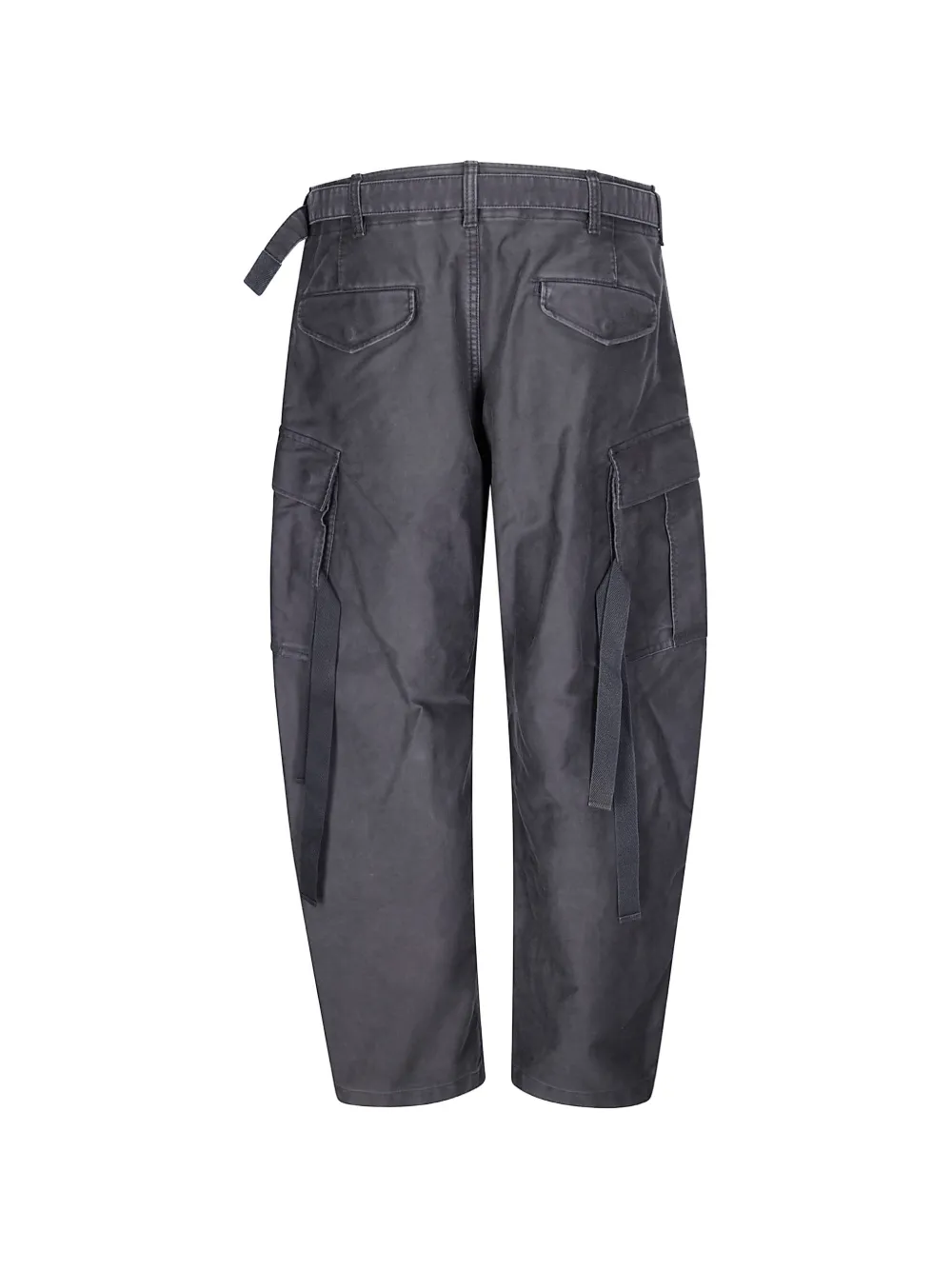 sacai Cargo broek met ceintuur Grijs