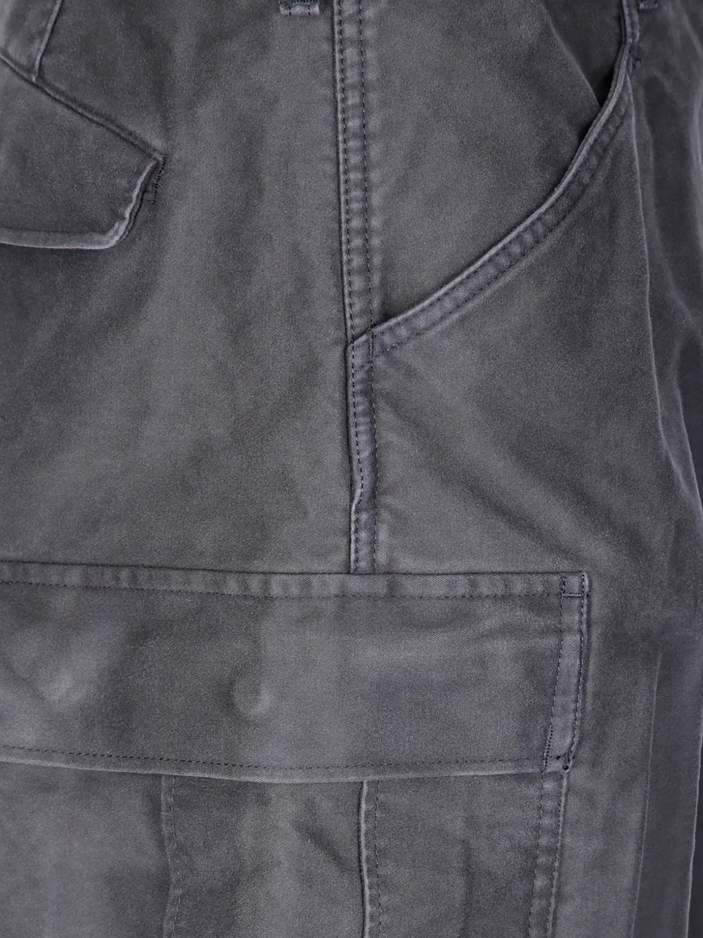 sacai Cargo broek met ceintuur Grijs
