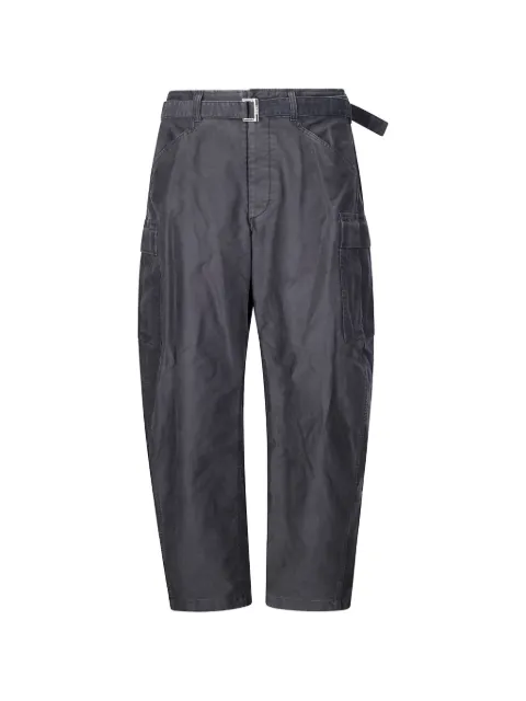 sacai belted cargo pants