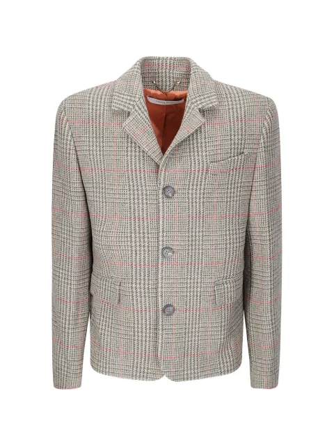 Golden Goose Journey Prince of Wales check jacket