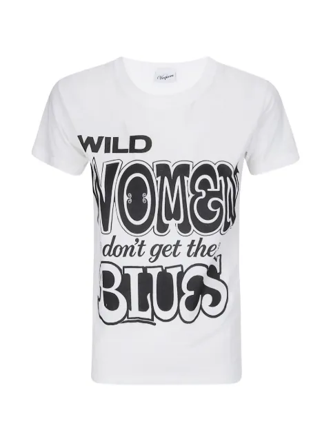 Vaquera slogan-print cotton T-shirt