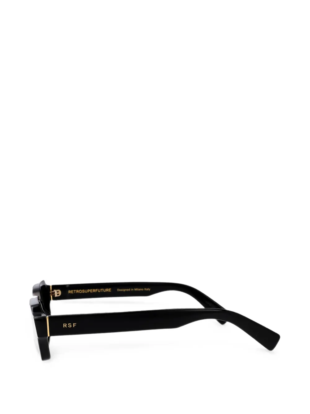Retrosuperfuture Carino rectangle-frame sunglasses Zwart