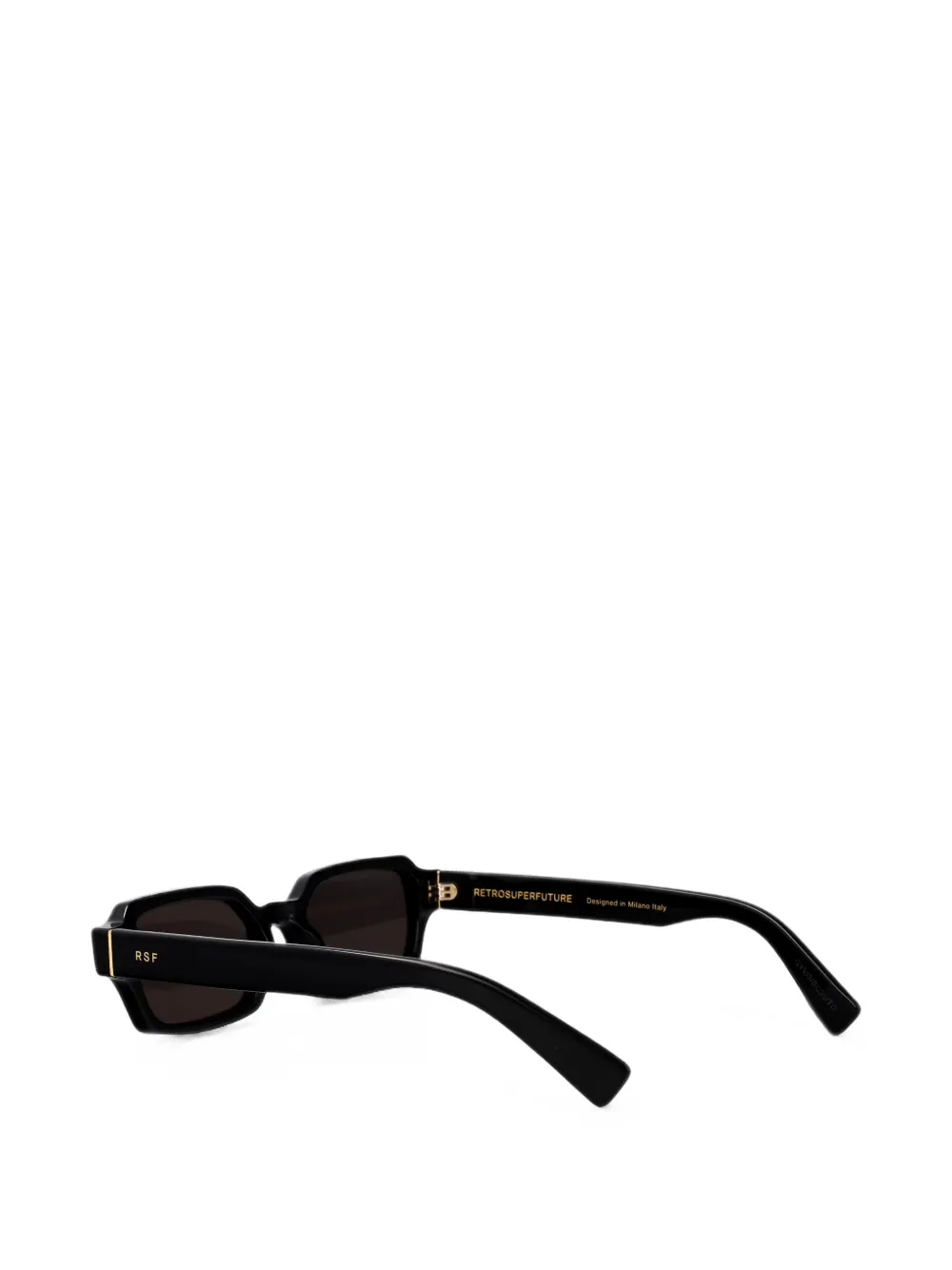 Retrosuperfuture Carino rectangle-frame sunglasses Zwart