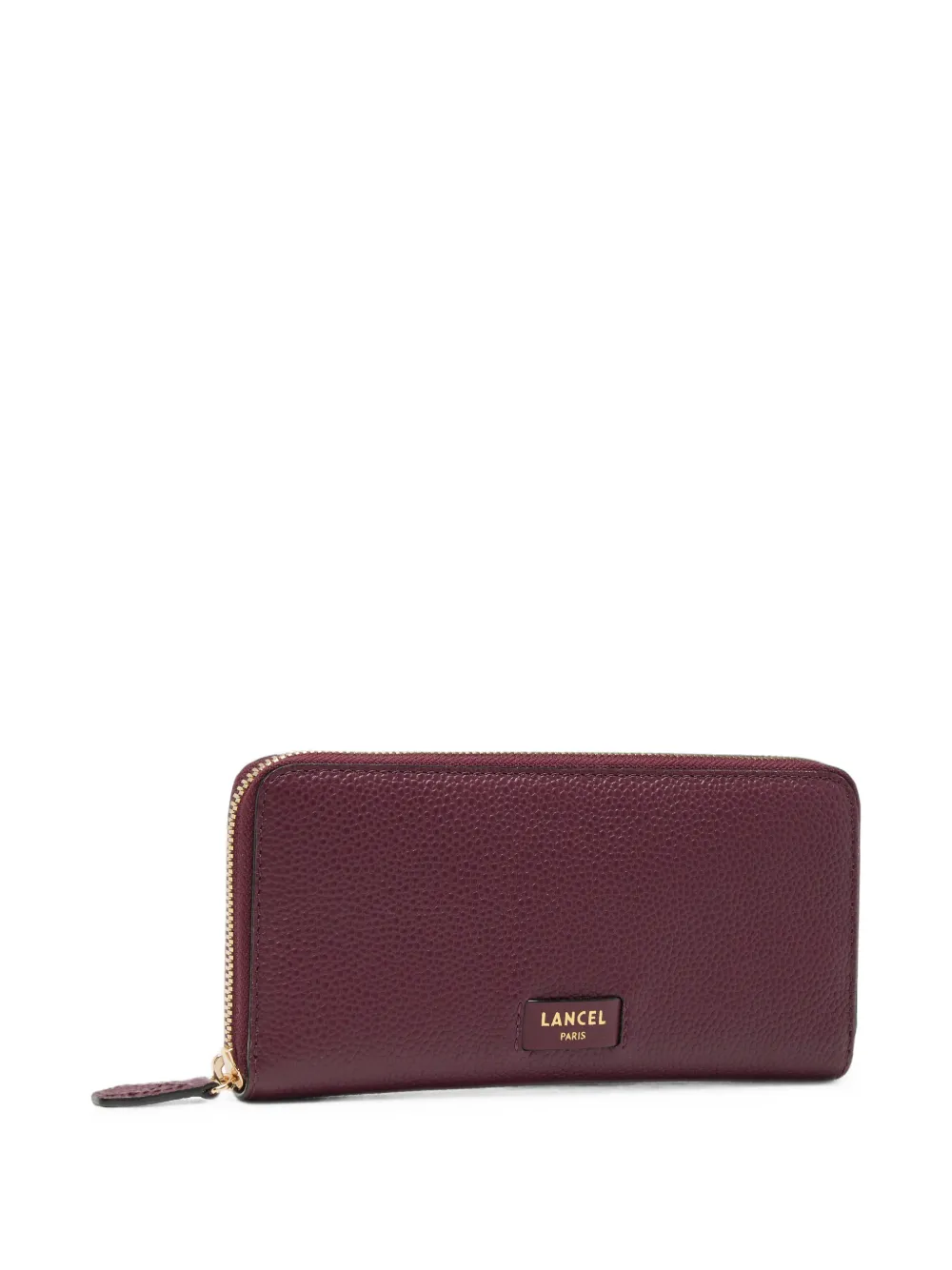 Lancel Ninon leren portemonnee met textuur Rood