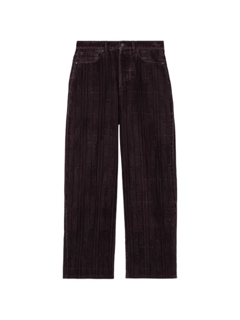 Burberry relaxed Check jeans