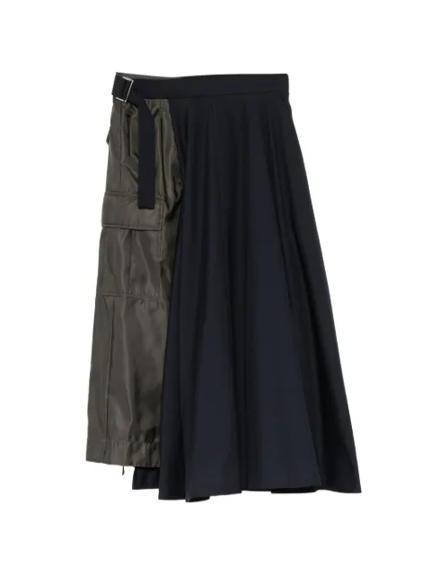 sacai Gonna ibrida con tasche cargo