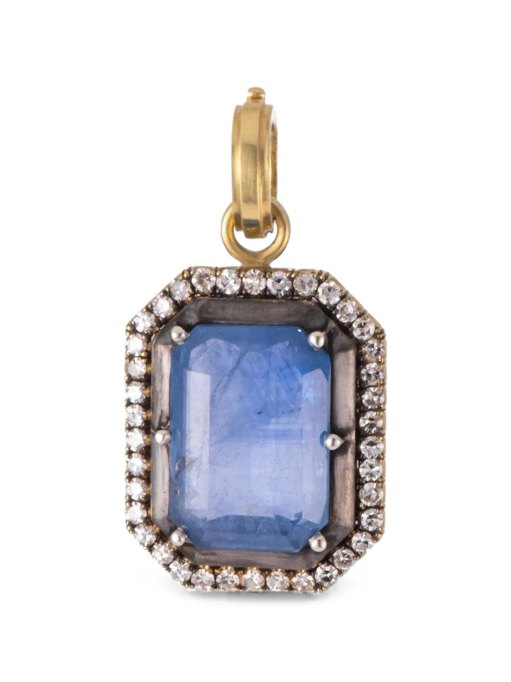 Sylva & Cie sapphire and diamond pendant - Gold