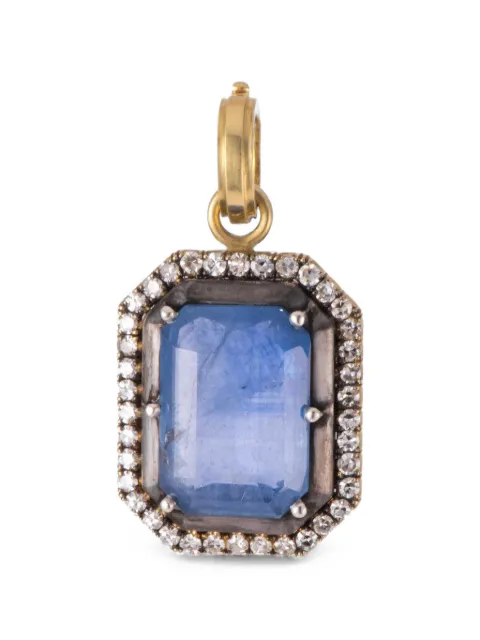 Sylva & Cie colgante con diamante y zafiro