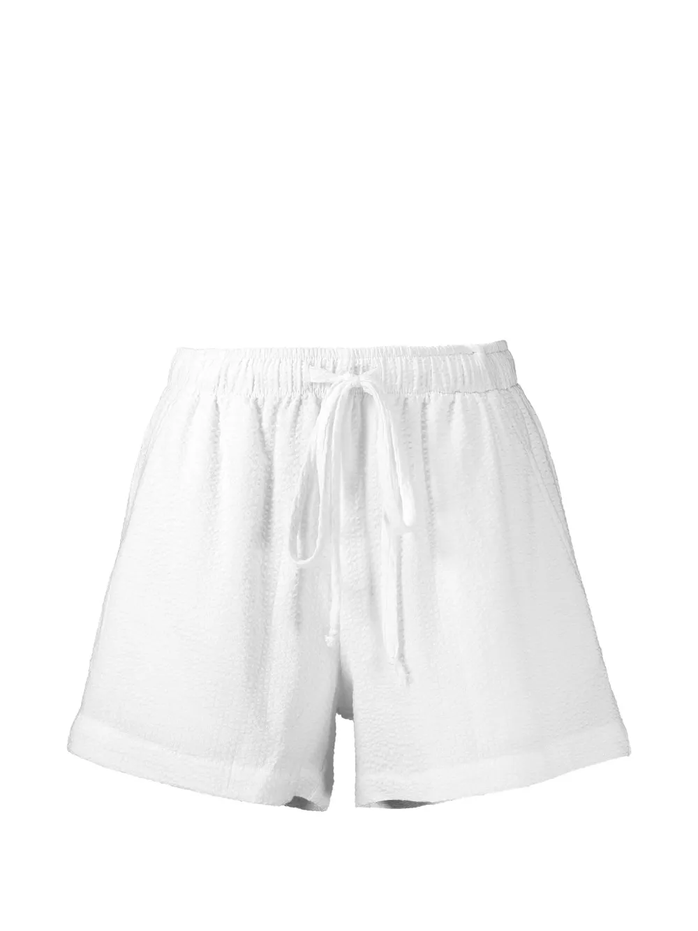 The Lady And The Sailor Flutter drawstring mini shorts - Bianco