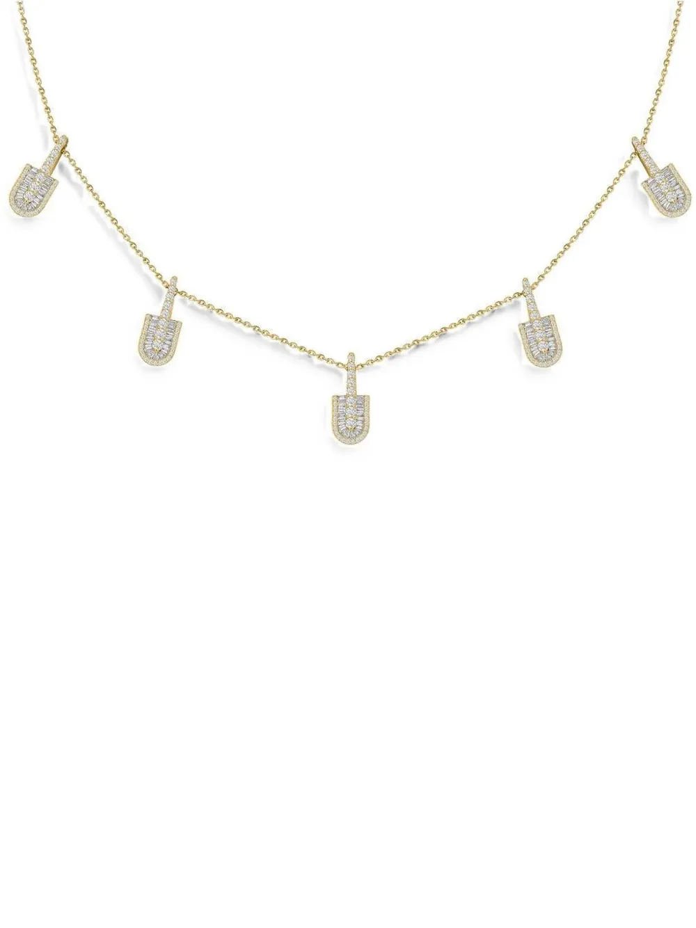 U LOS ANGELES Collana con diamanti - Oro