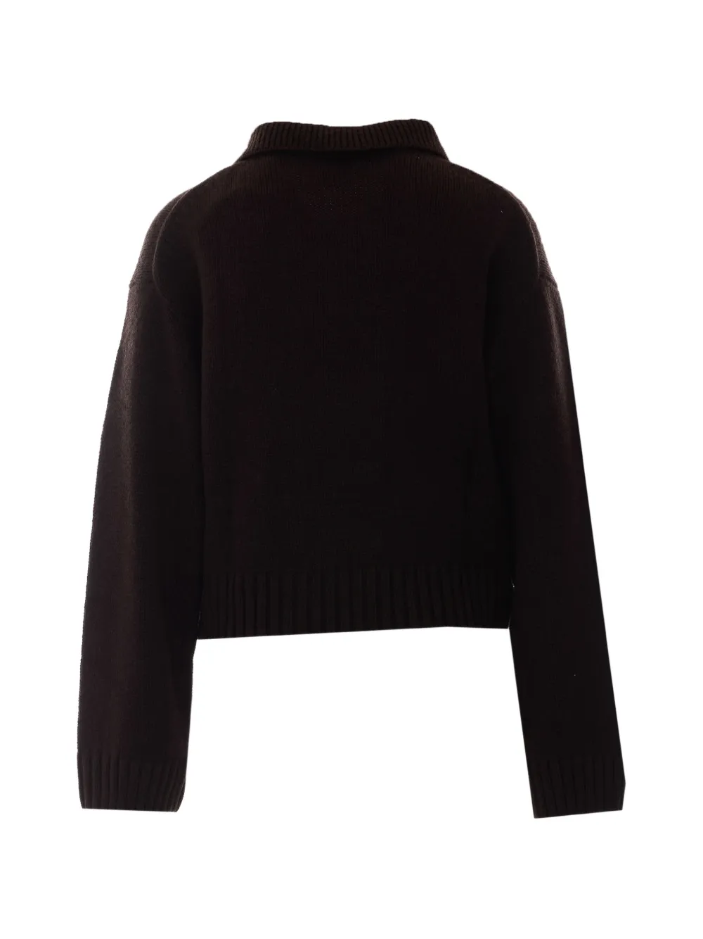 Allude Vest met dubbele rij knopen Bruin