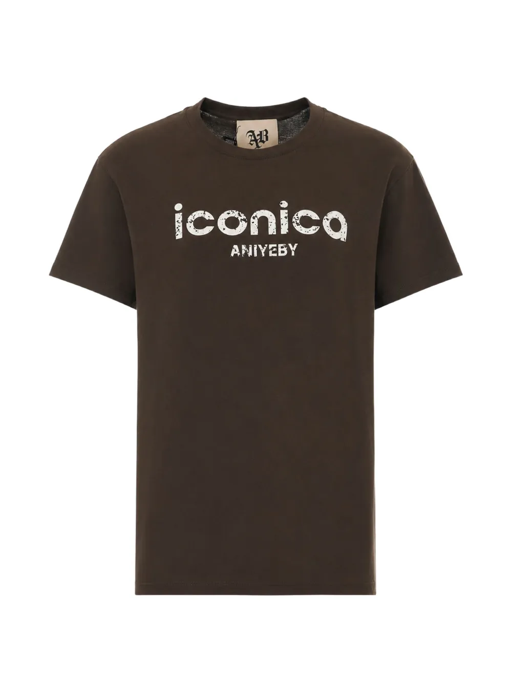 Aniye By T-Shirt mit Logo-Print - Braun