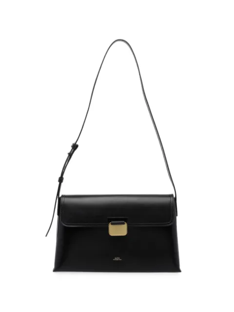 A.P.C. bolsa de hombro Simone con parte superior plegable y hebilla