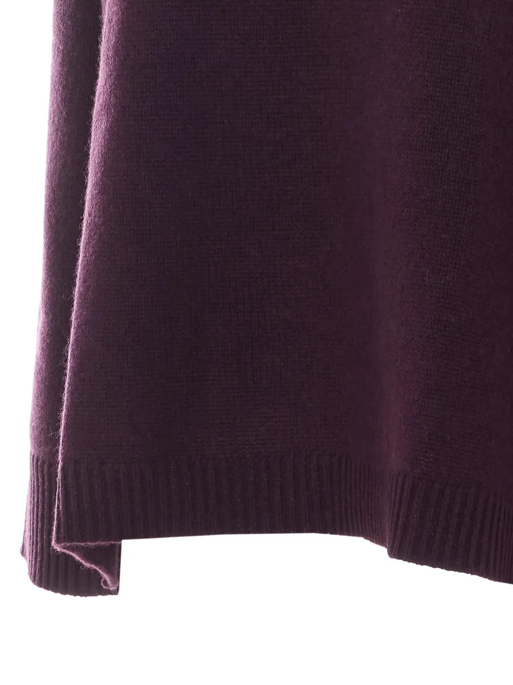 Allude high-neck drop-shoulder sweater Paars