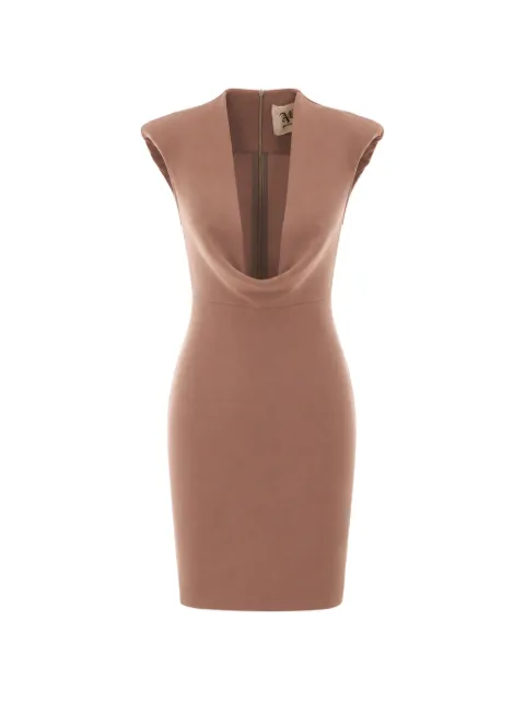 Aniye By Dina jabot-detail mini dress