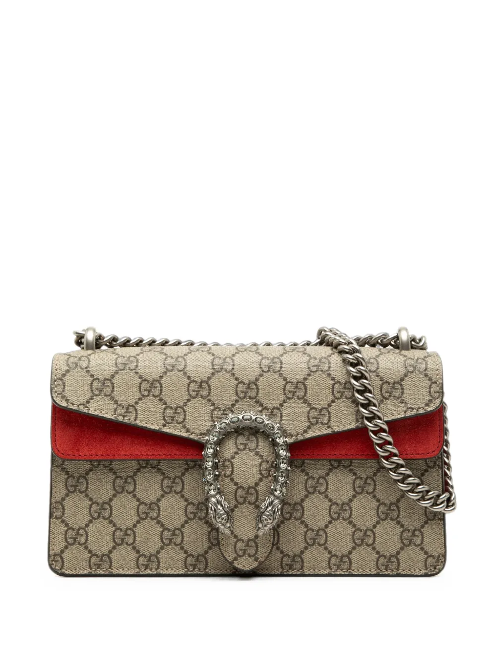 Gucci Pre-Owned 2016-2026 Medium GG Supreme Dionysus crossbody bag - Toni neutri