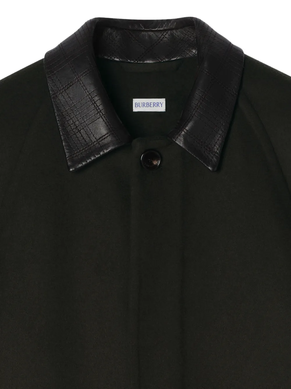 Burberry Wollen kasjmier parkbury jas Bruin