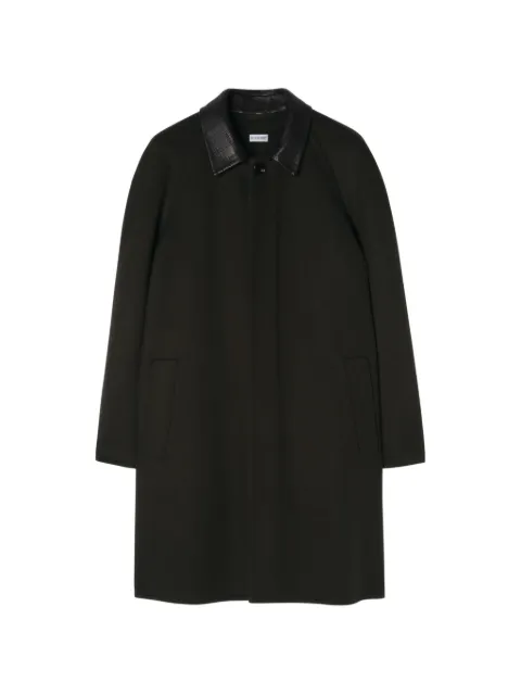 Burberry mid-length wool cashmere parkbury car coat