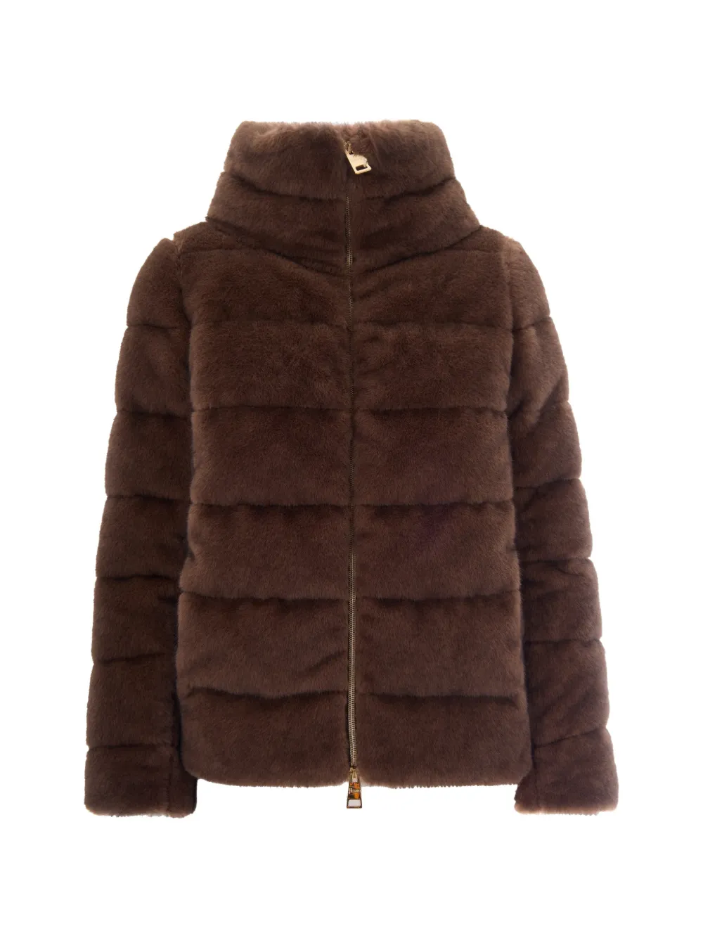 Herno faux-fur padded jacket - Braun