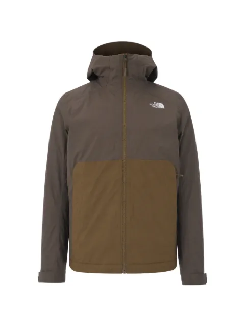 The North Face hooded colour-block jacket