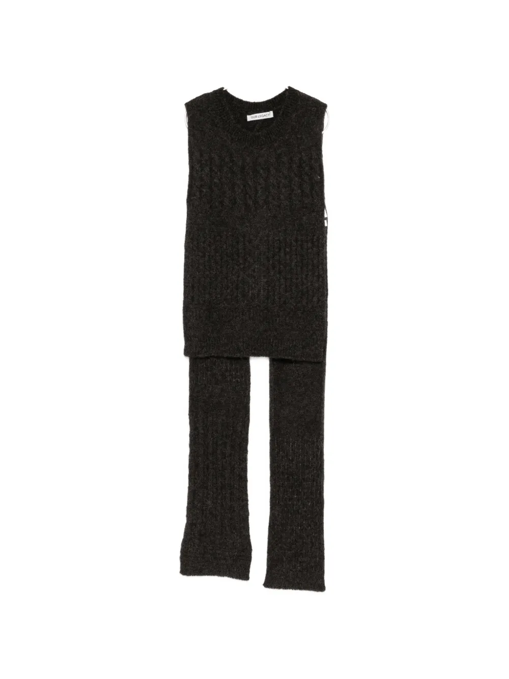 OUR LEGACY wrap scarf - Grau