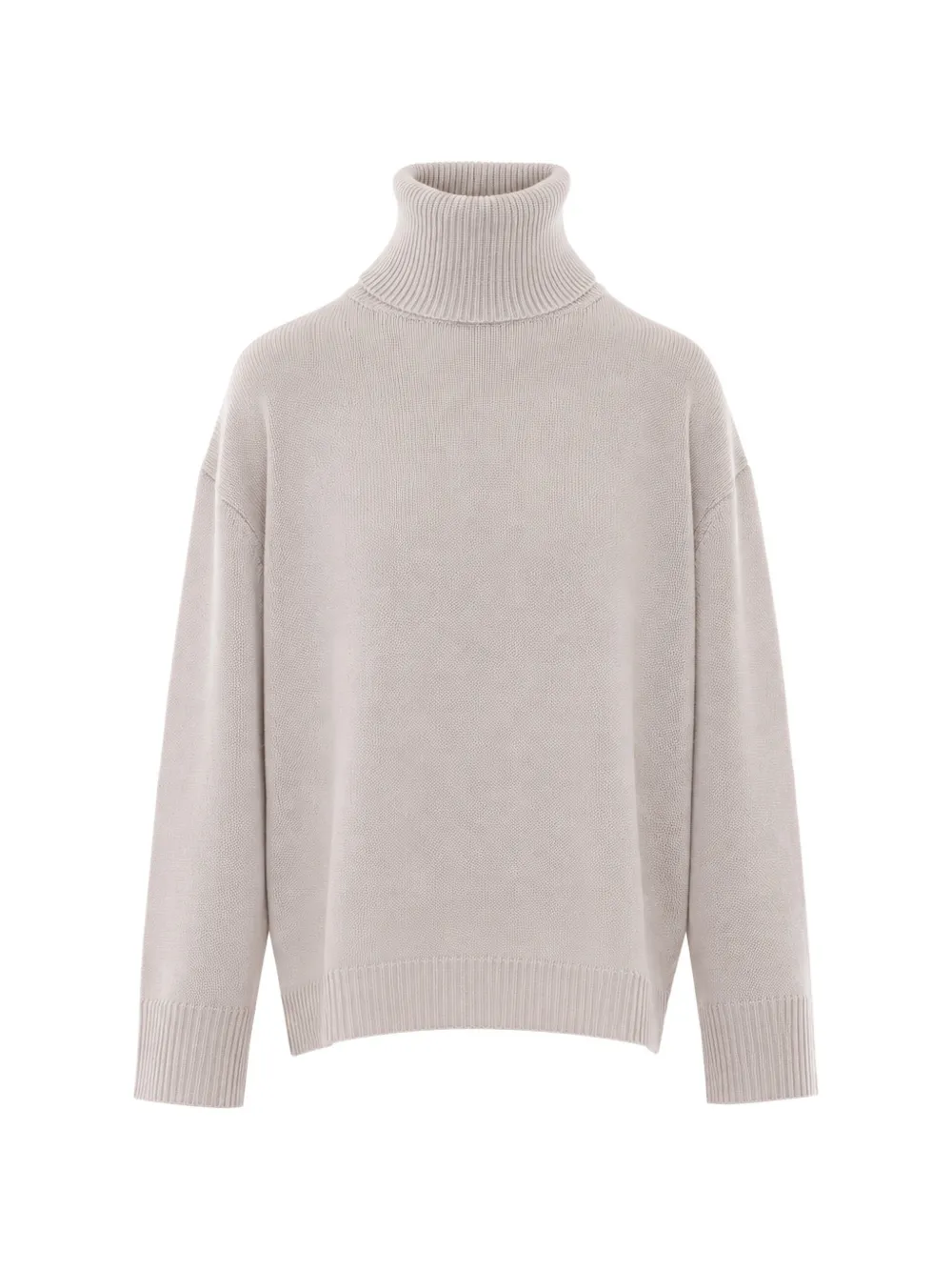 Allude roll-neck drop-shoulder sweater