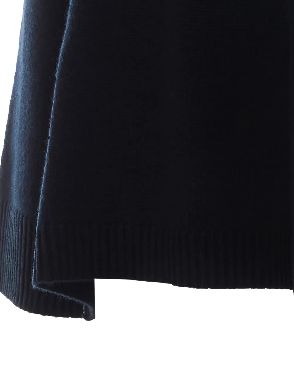 Allude roll-neck drop-shoulder sweater Zwart