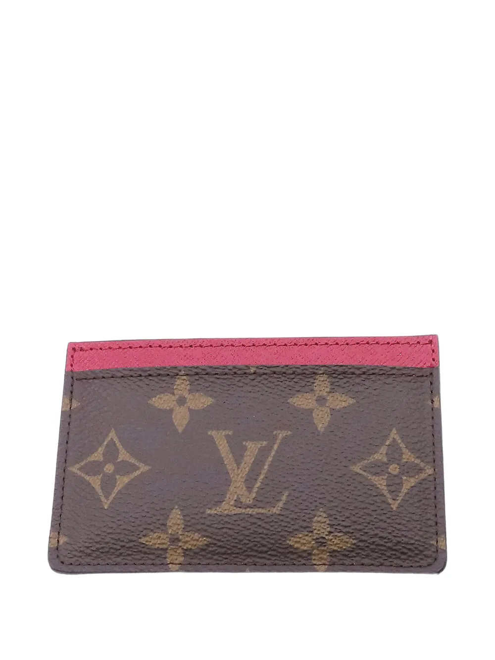 Louis Vuitton Pre-Owned 2021-2026 Monogram card holder - Marrone