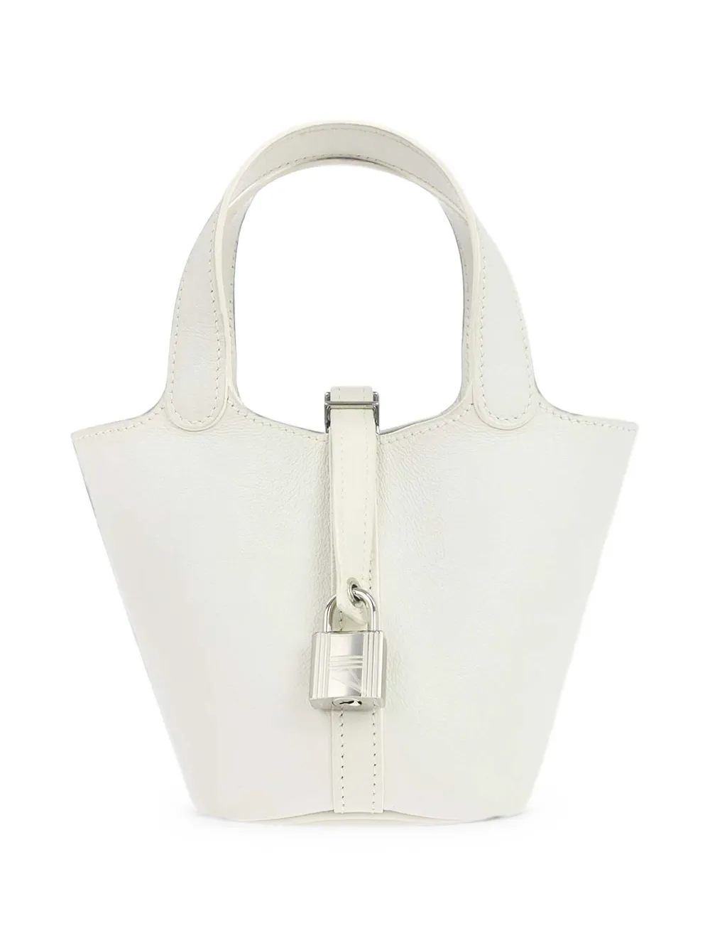 Hermès Pre-Owned 2010 pre-owned micro Picotin Lock Handtasche - Weiß