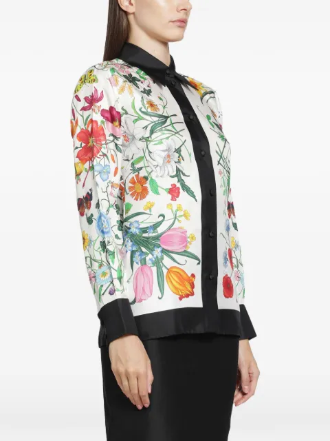 Gucci printed silk shirt