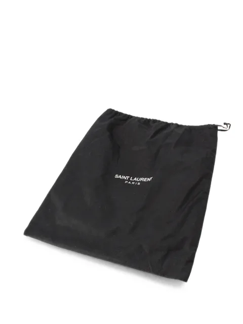 Saint Laurent Pre-Owned bolsa crossbody Grain De Poudre Flat 2013-2026