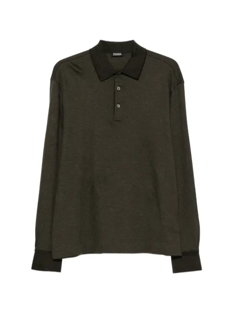 Zegna long-sleeve polo shirt